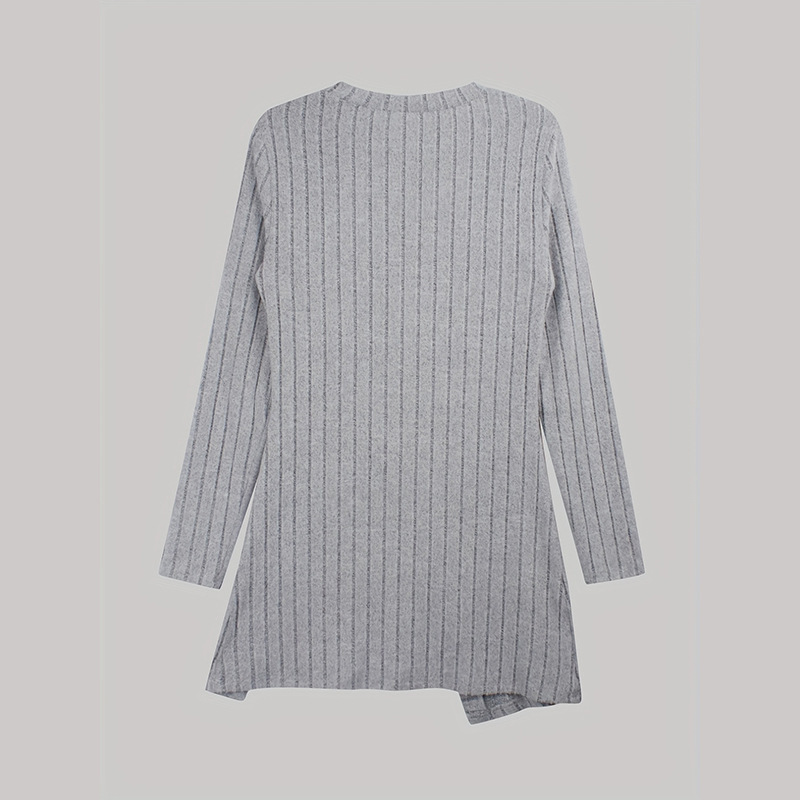 off shoulder slit sweater for women with square neck design 3288
