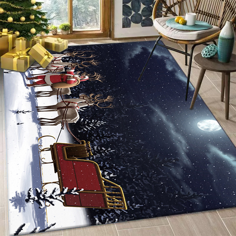 wholesale christmas decorative floor mat for living room door 3478