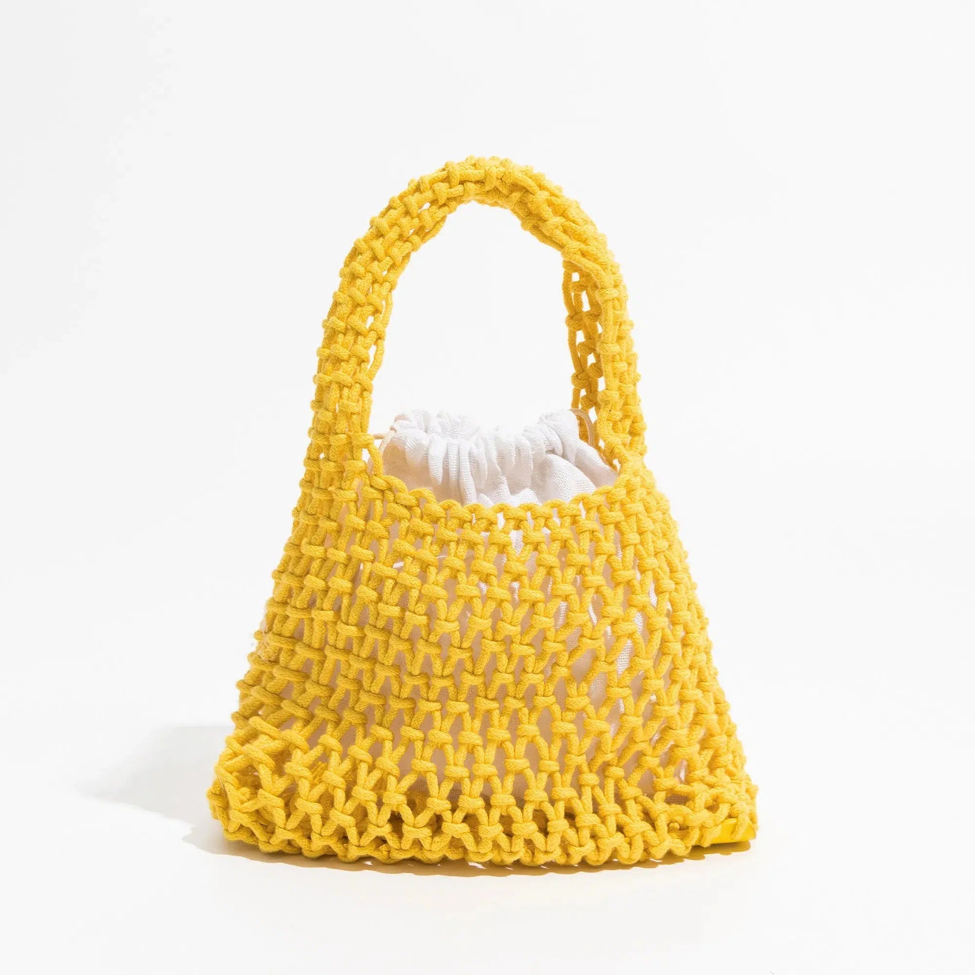 Y2K Aesthetic Smiley Flowers Crochet Bag - Perfect for 90s Fashion & Summer Outfits