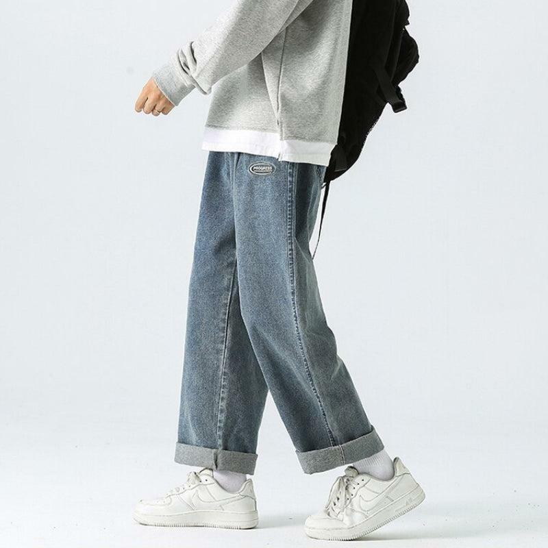 Y2K Grunge Baggy Jeans - Vintage 90s Style Wide Leg Denim for Effortless Summer Outfits