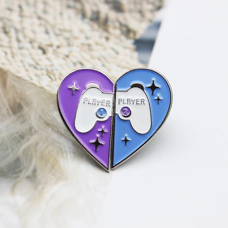 Y2K Heart Shaped Pins for Grunge Aesthetic, 90s Fashion, and Cute Outfit Ideas