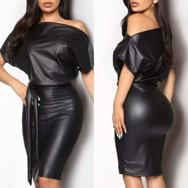 Y2K Off-Shoulder Long Sleeve Mini Dress - Cute Coquette Aesthetic for Grunge & Pastel Styles