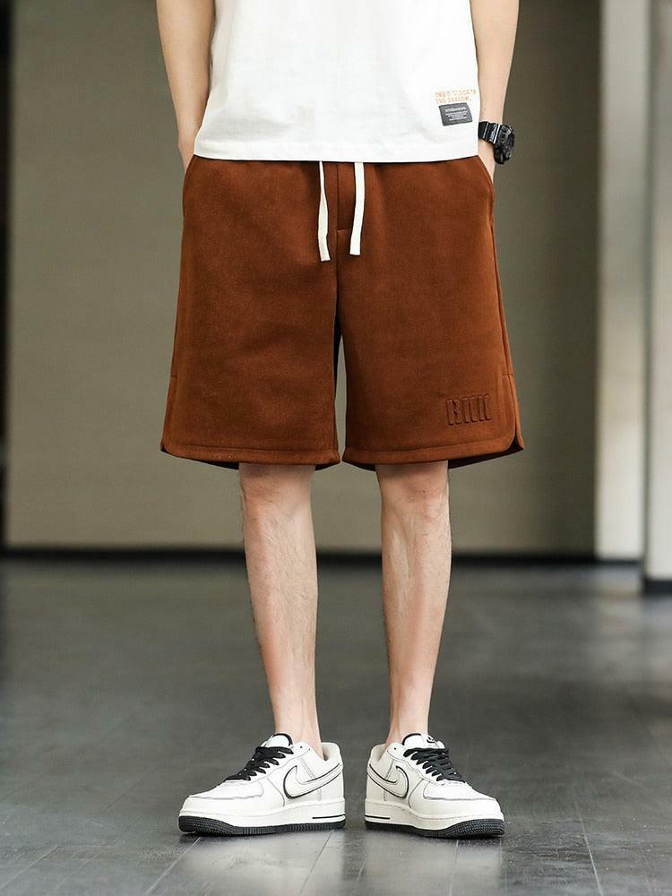 Y2K Oversized Sweatshorts with Drawstring Waist - Trendy Grunge & 90s Summer Vibes