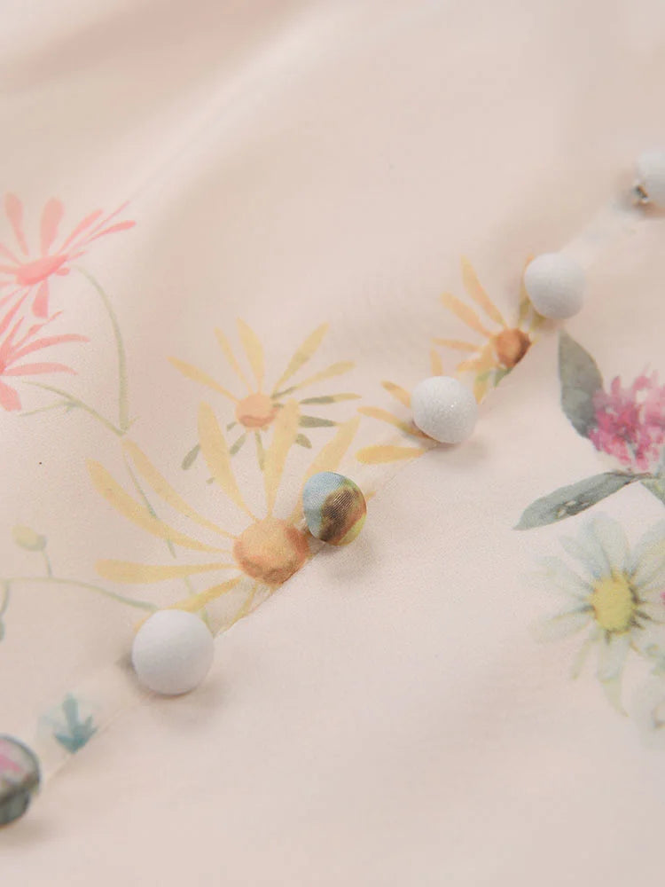 Cottagecore Aesthetic Maxi Dress - Y2K Fashion, Vintage Floral, Boho Style, Comfy & Cute