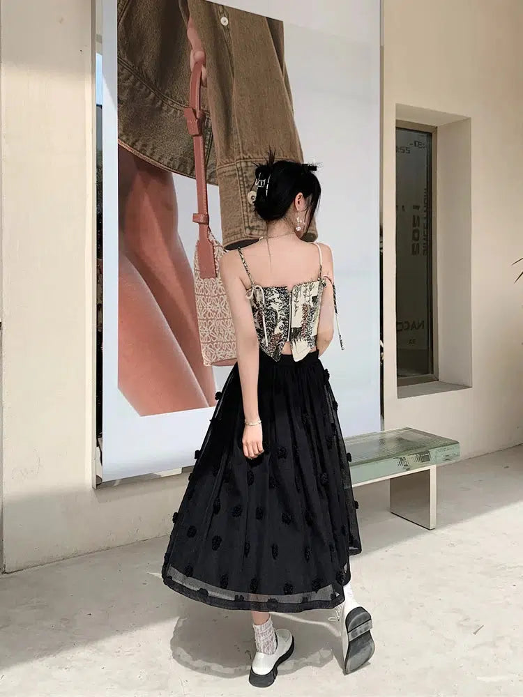 Cottagecore Aesthetic Zip-Up Corset Top | Y2K Fashion & Grunge Style Fusion