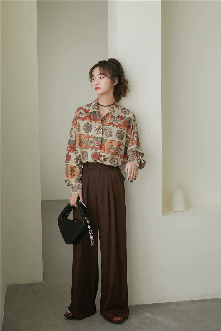 Vintage Grandmacore Y2K Shirt - Cute Aesthetic Top for Coquette & Grunge Styles