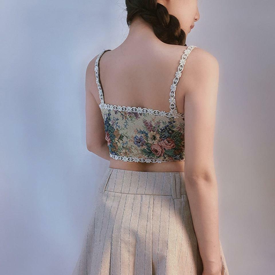 Y2K Cottagecore Corset Top - Cute Grunge Aesthetic with Pastel Goth Vibes and Coquette Style