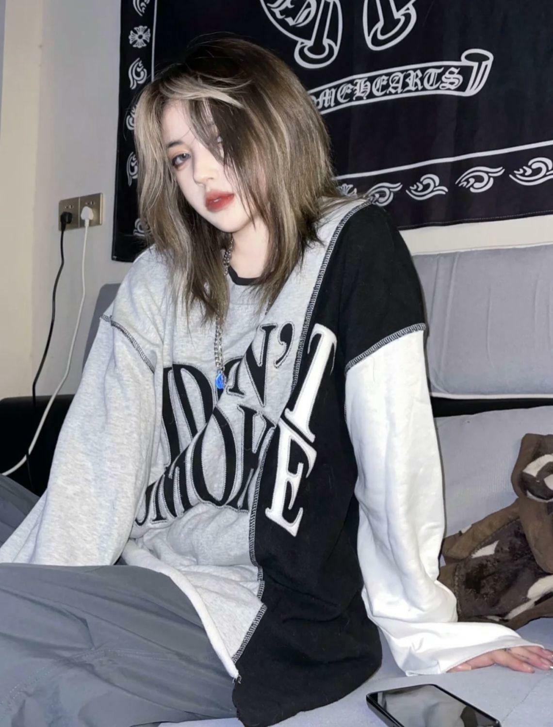 Y2K Grunge I Don't Smoke Tee - Vintage Aesthetic Top for Retro Fashion Lovers