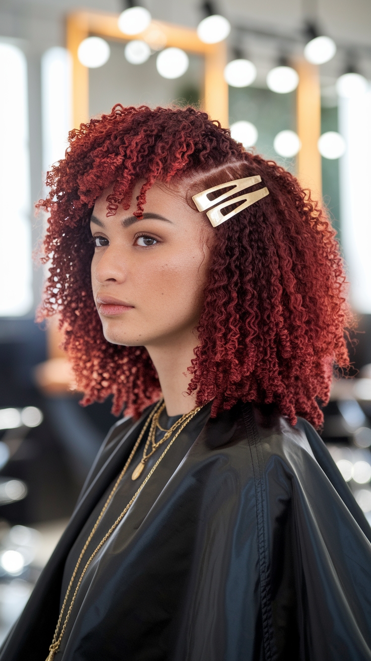 hair colour for curly hair