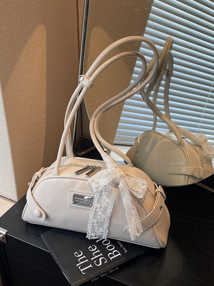 2025 New Korean Style High-End Dumpling Bag for Women - Spring & Summer Fresh Fashion Shoulder Handbag