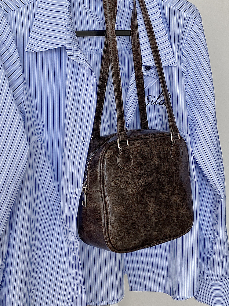 2025 New Women's Korean Retro Lightweight Small Square Bag - High-Quality Handheld Shoulder Bag for Everyday Style