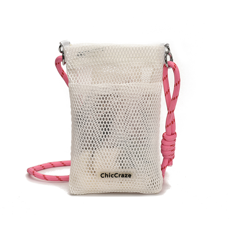 2025 Summer High-End Lightweight Color-Blocking Mini Crossbody Bag for Women - Stylish Zipper Phone Bag
