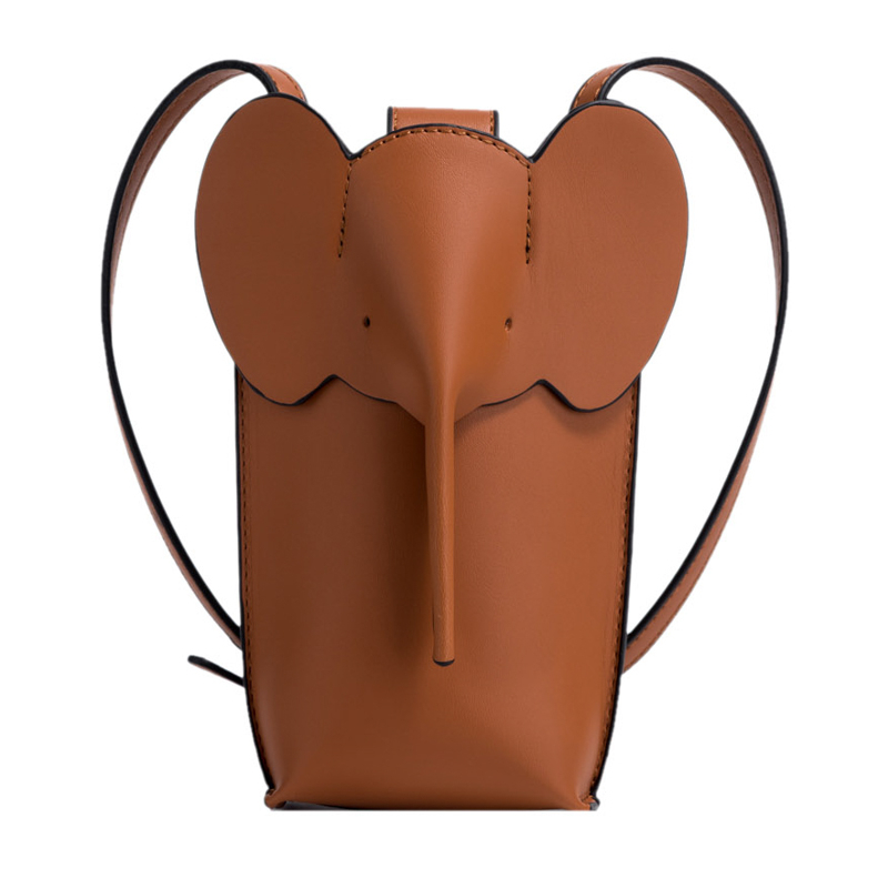 2025 Summer High-End Mini Crossbody Bag for Women - Cute Elephant Design for Coins and Mobile Phone