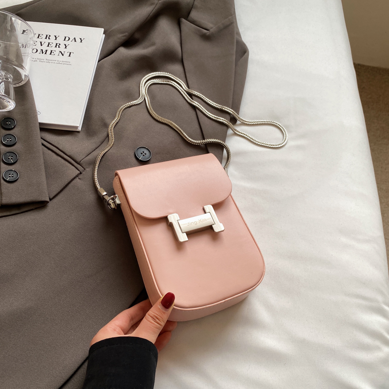 2025 Summer Mini Handbag for Women - High-End Korean Style Versatile Chain Crossbody Bag for Mobile Phones