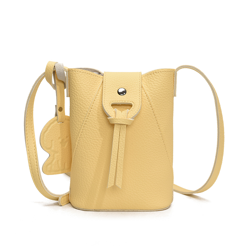 2025 Summer Yellow Mini Crossbody Bag for Women - Lightweight High-End Phone Bag for Walking and Everyday Use
