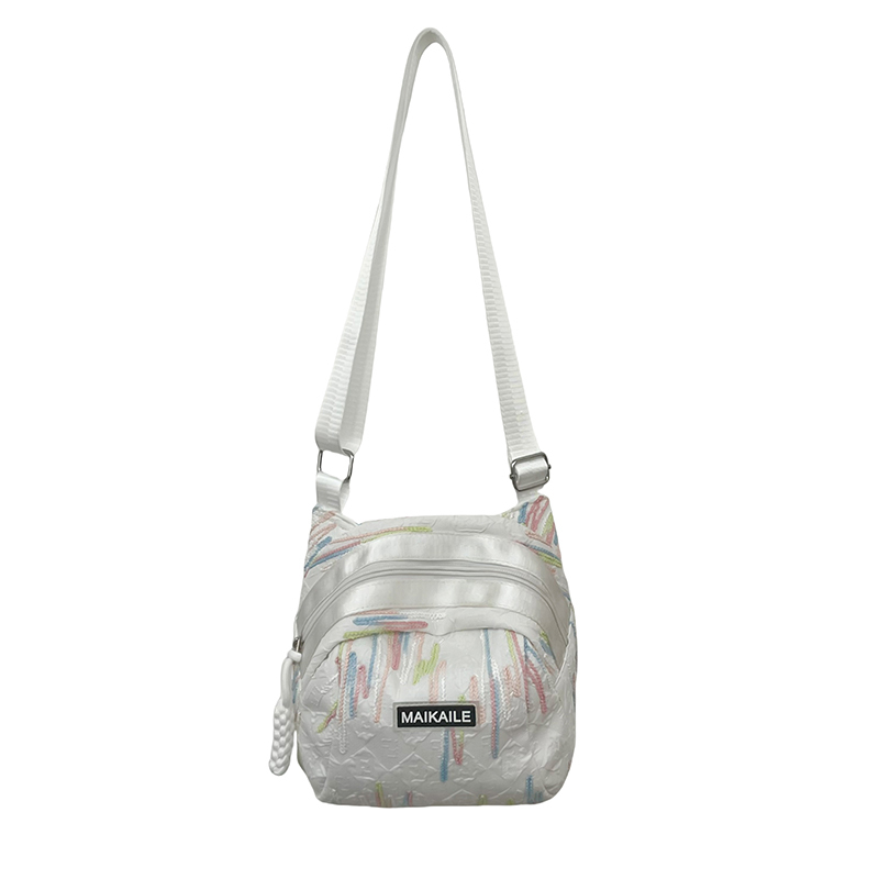 2025 Trendy Nylon Shell Crossbody Bag - Small Unisex Shoulder Travel Canvas Phone Bag