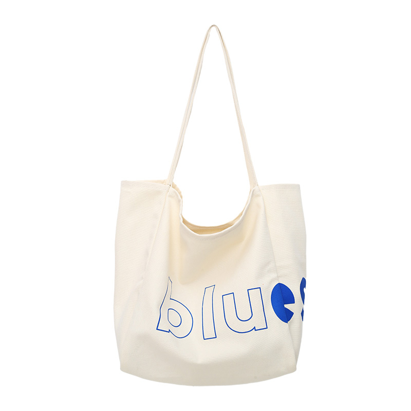 2025 Women's Casual Canvas Tote Bag - Large Capacity Shoulder Bag for Commuting, Trendy Handheld Design