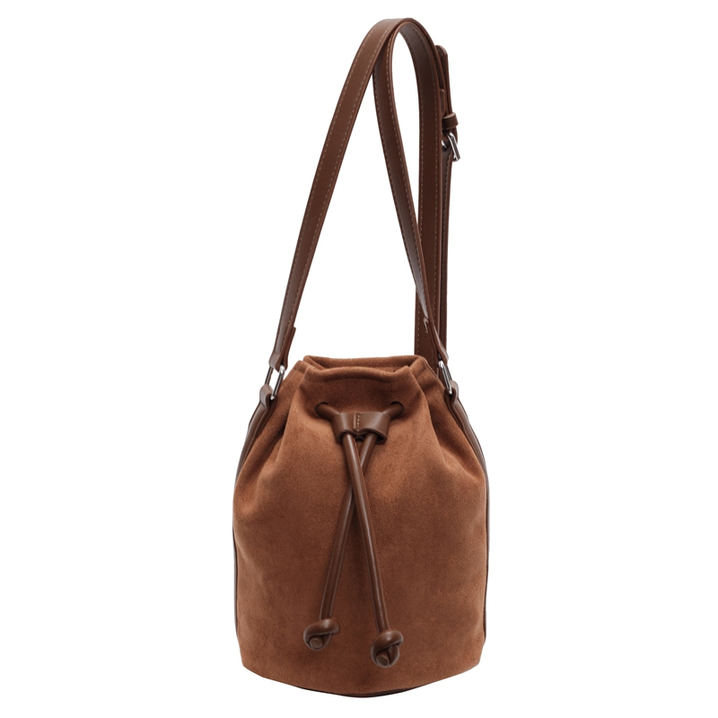 2025 Women's High-End Summer Drawstring Bucket Bag - Chic Shoulder Crossbody Phone Bag for Fashionable Outings