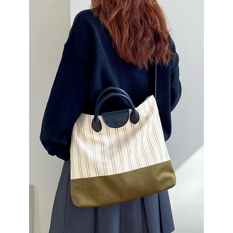 2025 Women's Large Capacity Shoulder Tote Bag - Lazy Style Crossbody Bag for Commuting - Trendy Niche Design