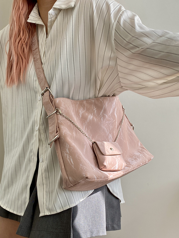 2025 Women's Large Capacity Tote Bag - Spring Summer Chain Shoulder Crossbody Bag - Trendy Niche Design