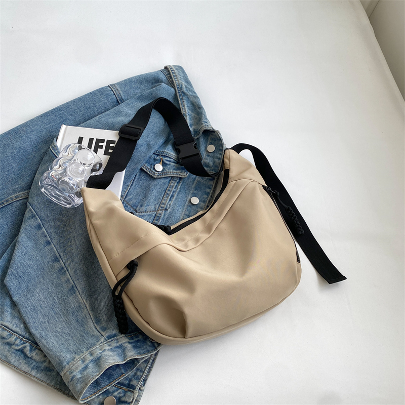 2025 Women's Oxford Cloth Crossbody Bag, Large Capacity Dumpling Shoulder Bag for Class and Commuting, Trendy Casual Style