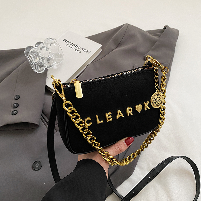 2025 Women's Retro Matte Underarm Bag - High-End Chain Small Square Crossbody Phone Bag for Spring and Summer