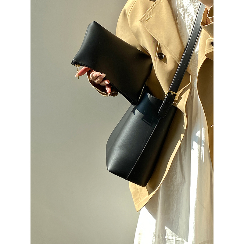 2025 Women's Versatile High-Quality Bucket Bag - Casual Commuter Shoulder Tote Crossbody Bag