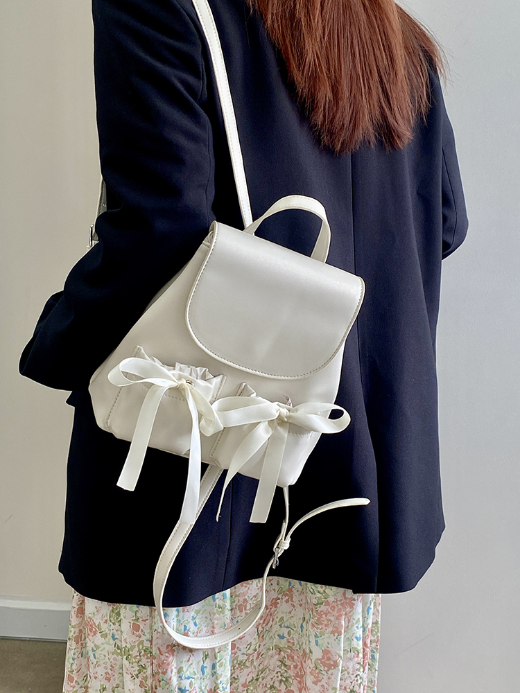 2025 Women's Versatile Small Backpack - Fresh High-End Sweet Double Shoulder Bag for Everyday Use