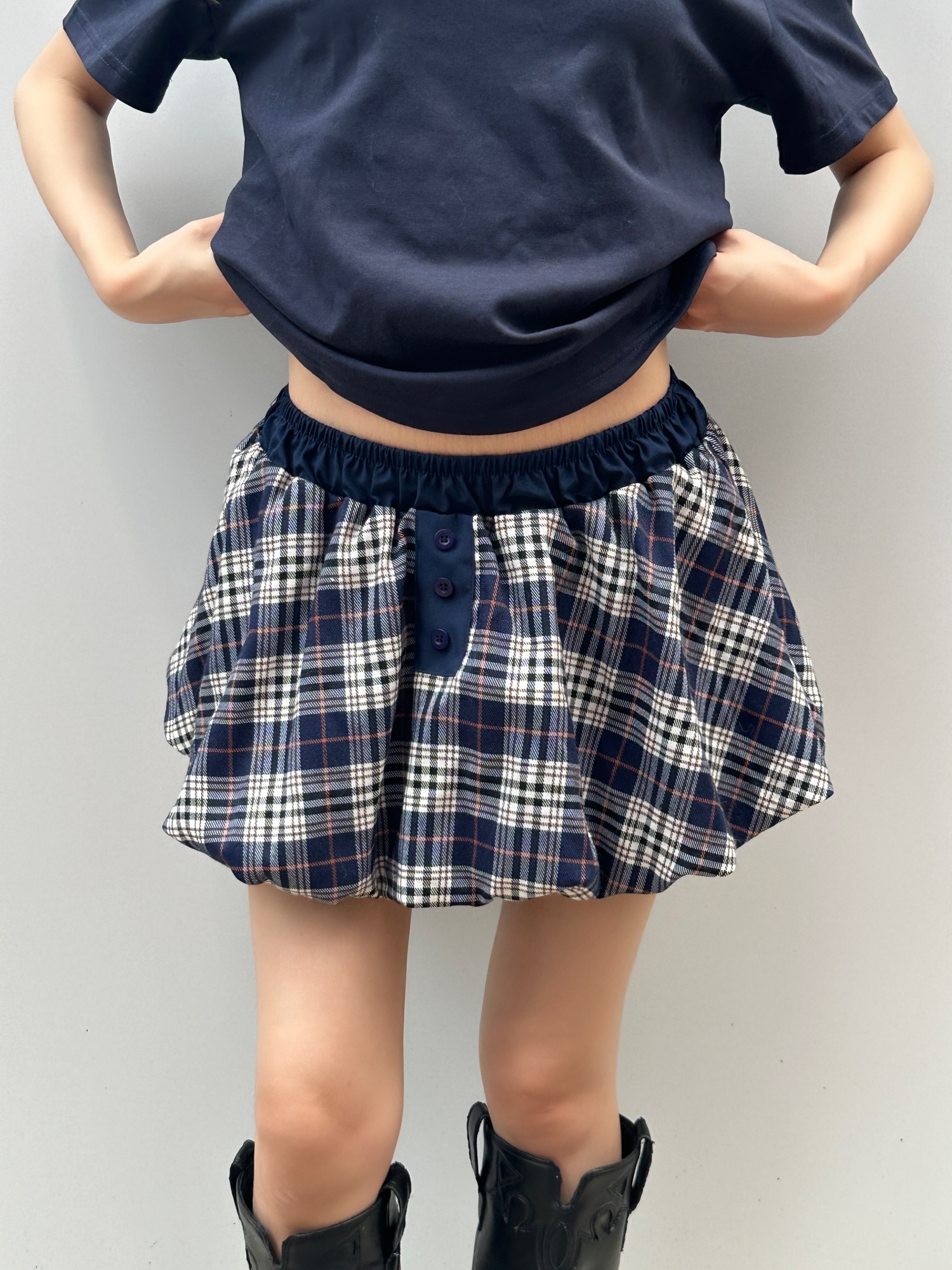 American Vintage Style Casual Plaid Tulip Skirt for Women - 2025 Chic Design, Trendy Y2K Fashion, Perfect for Everyday Wear