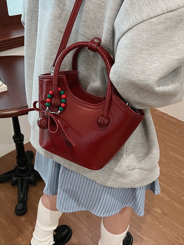 Ankara Red Diagonal Crossbody Tote Water Bucket Bag - Bridesmaid Gift, Wedding Bag for Women, 2025 New Style