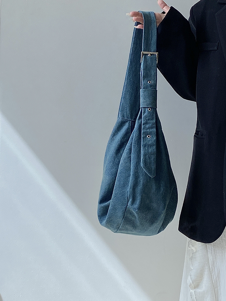 Artistic Retro Dumpling Bag for Women - Minimalist Large Capacity Shoulder Crossbody Bag - 2025 Niche Design