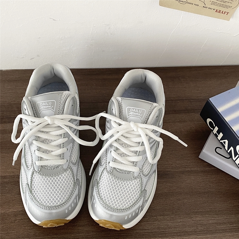 Autumn Mesh Casual Sports Shoes for Women - Trendy Breathable Lightweight Running Dad Shoes - Versatile A-Gan Style