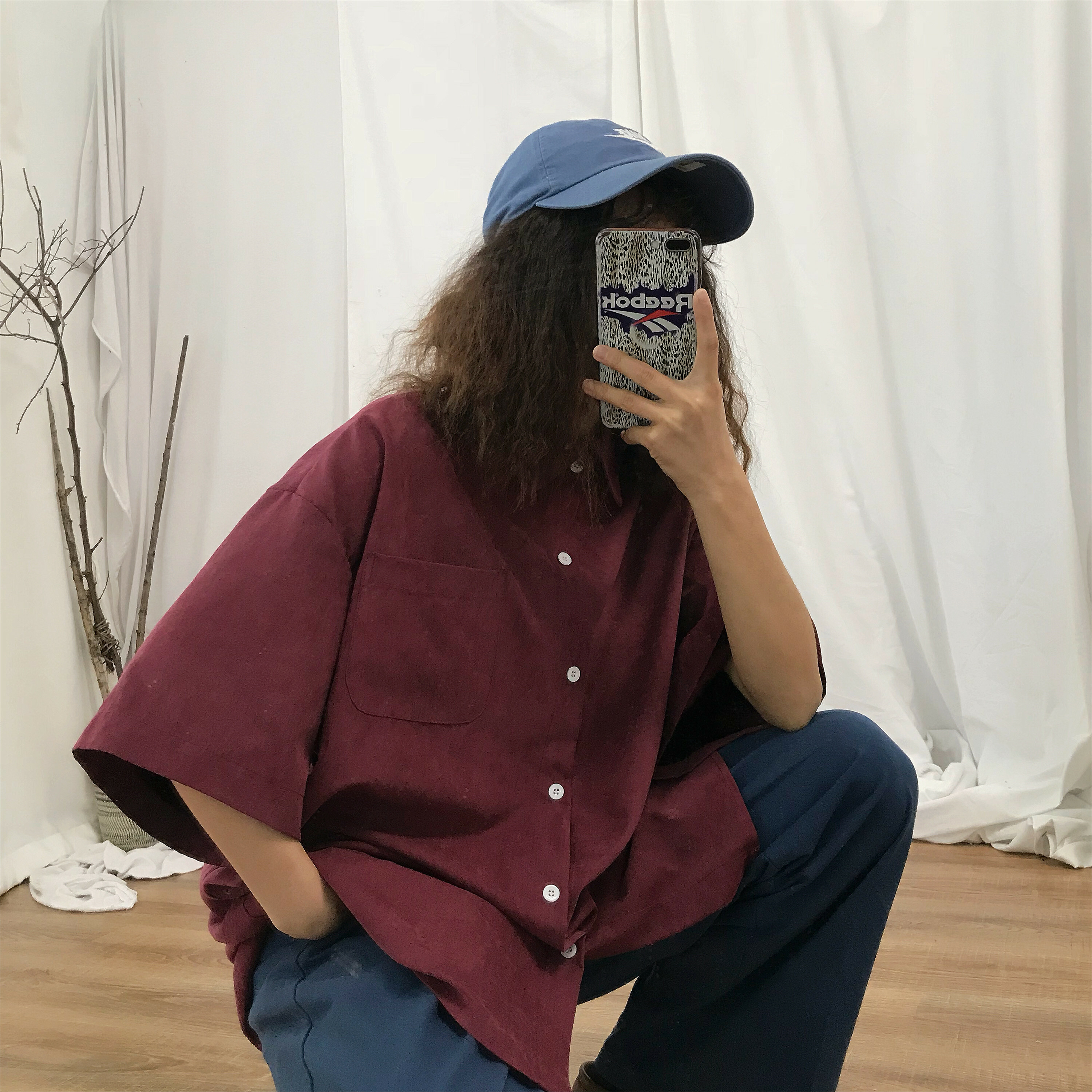 Autumn Vintage Long Sleeve Shirt for Women - Loose BF Korean Style with Tie - 8 Colors Available, Casual White Shirt