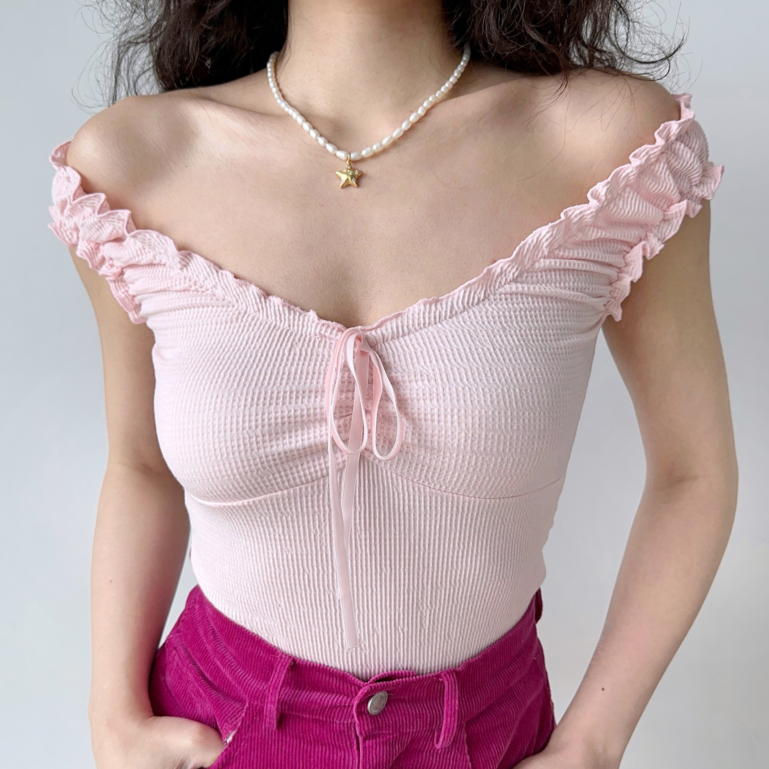 Ballet Style Lace Edge Camisole Top for Women - Sweet and Spicy Sleeveless Short Outerwear, Perfect for Y2K and 90s Fashion