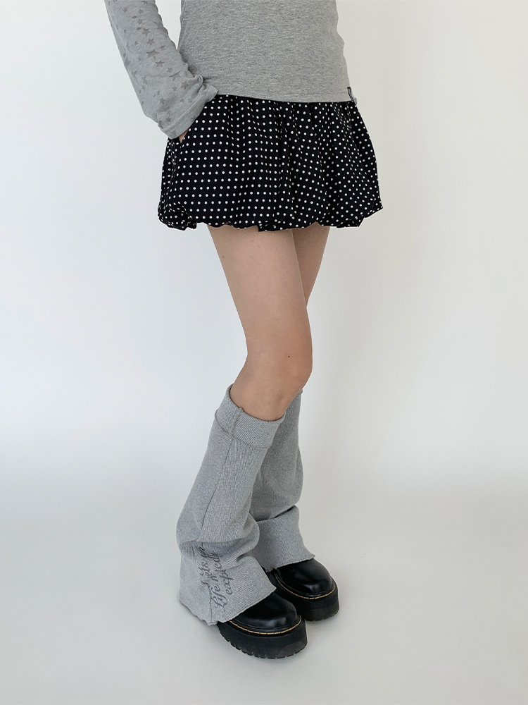Black and White Peplum Ballerina Midi Skirt for Women with Elastic Waist and Safety Shorts - Summer Fashion Essential