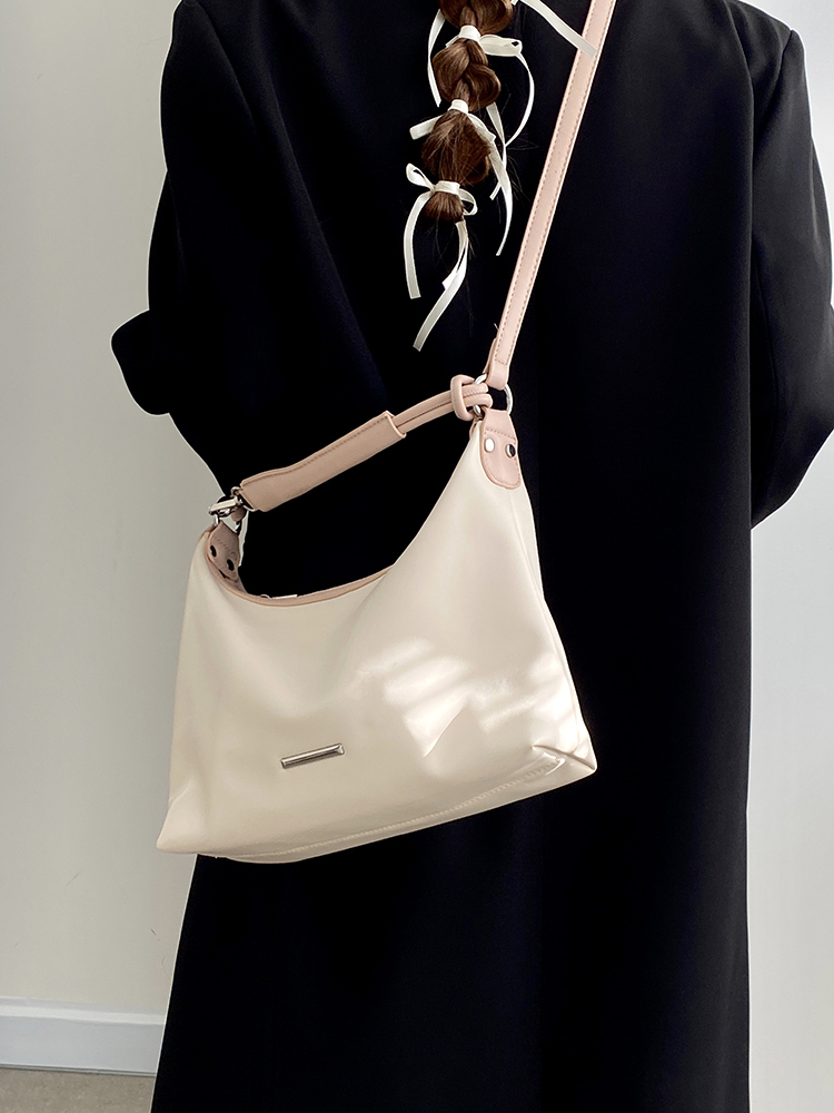 Color-Blocking Women's Underarm Bag - High-End Spring Summer Crossbody Small Bag for Trendy Style