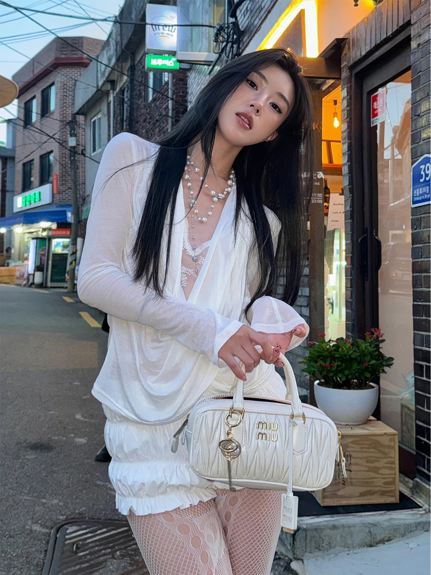 Elegant Sexy Crossed Drape Neck Lace Spliced Top for Women - Early Autumn Fashion