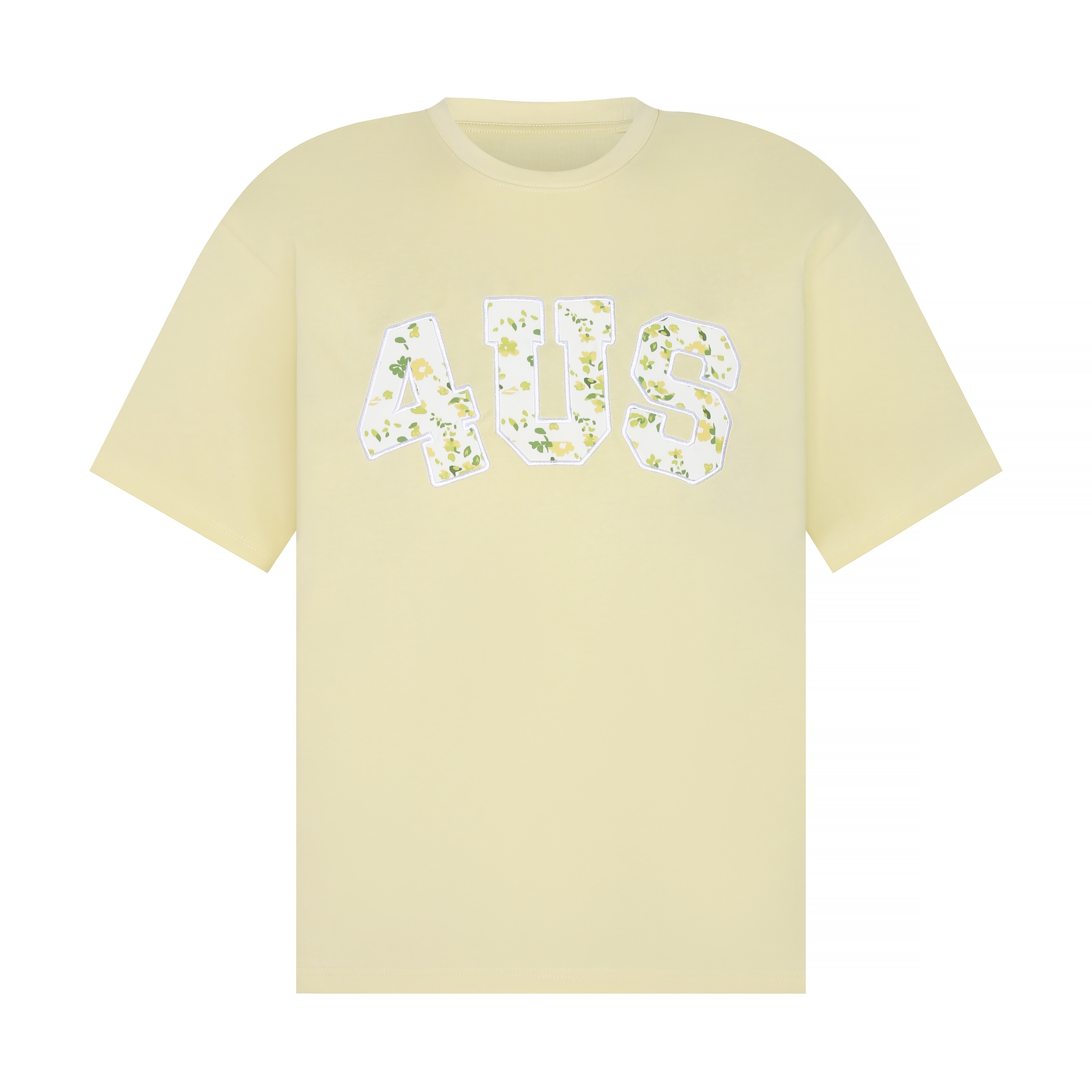 Floral Embroidered Patchwork Loose T-Shirt for Couples - Spring Summer National Trend Short Sleeve Tee