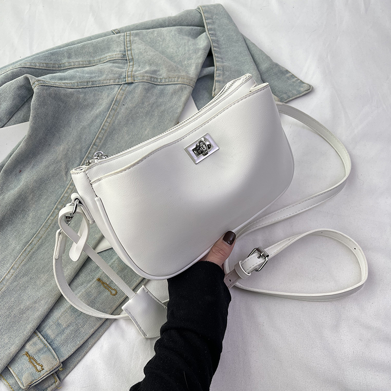 French Vintage Women's Underarm Bag 2025 - Small Square High-End Shoulder Crossbody Bag for Spring Summer Fashion