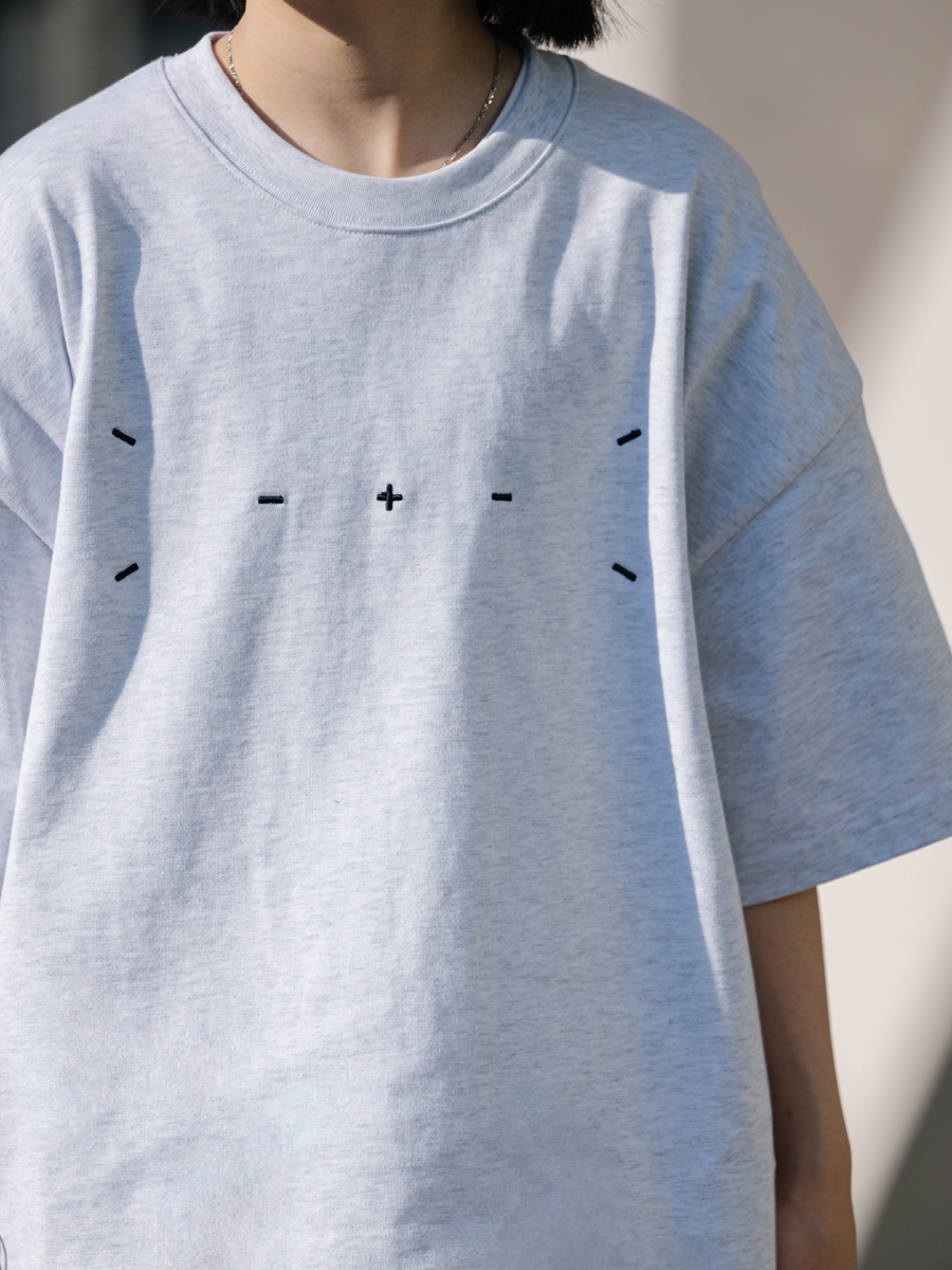 Heavy-Duty Embroidered Short Sleeve T-Shirt for Men - Simple Versatile Japanese Style Top for Spring and Summer Fashion
