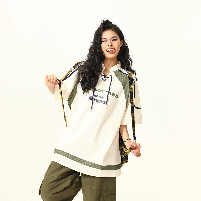 Heavyweight Short-Sleeve T-Shirt for Men & Women, Loose Fit Streetwear Couple Top, Niche Design, Casual Urban Style