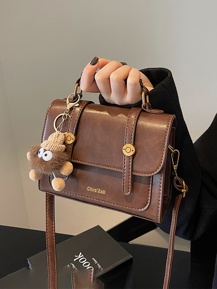High-End Retro Handbag for Women - Summer 2025 Fashion, Versatile Commuting Shoulder & Crossbody Small Square Bag