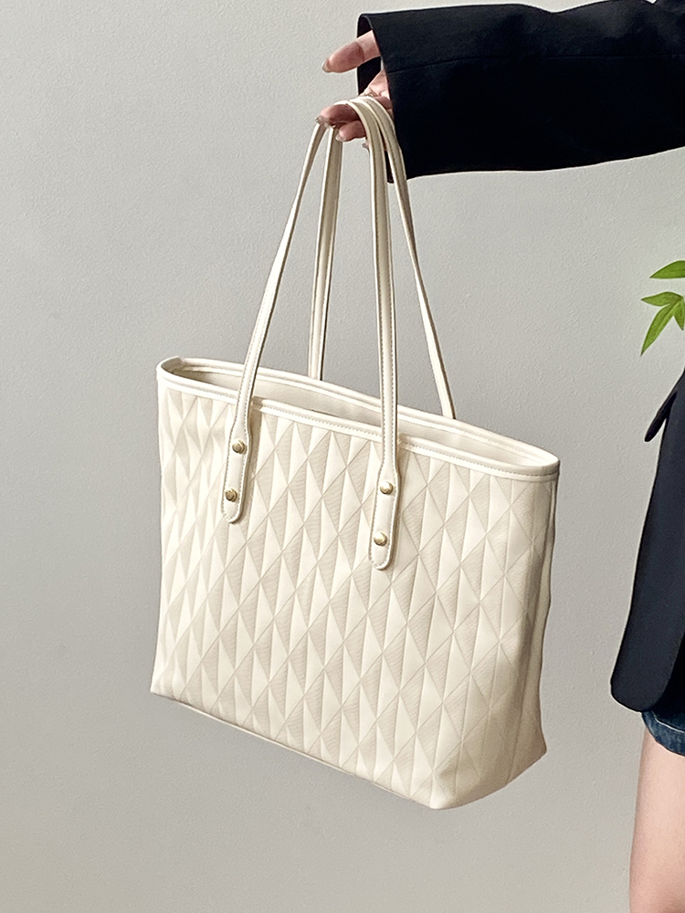 High-End Women's Large Capacity Tote Bag for Classroom & Commuting - Versatile Handheld & Shoulder Bag
