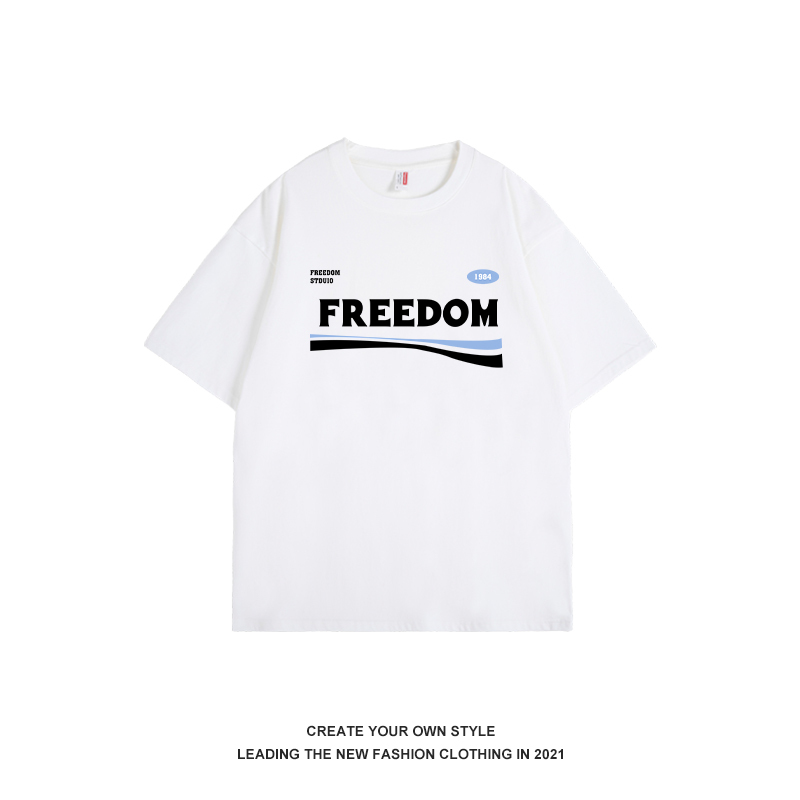 High Street Retro Oversized Unisex Cotton T-Shirt - Short Sleeve, Spring Summer Fashion Essential