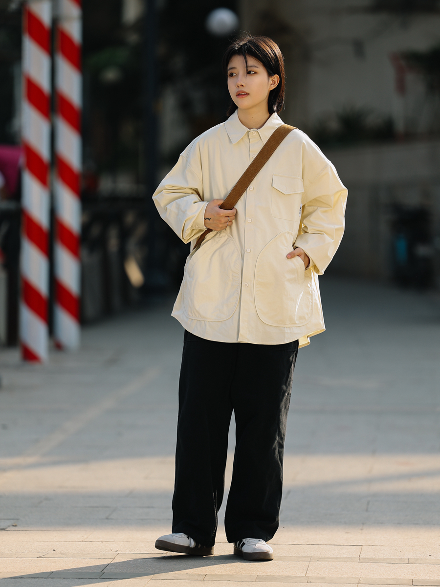 Japanese-Style Loose Straight Casual Pants for Men - Black Versatile Long Pants for Spring Fashion, Work & Everyday Wear