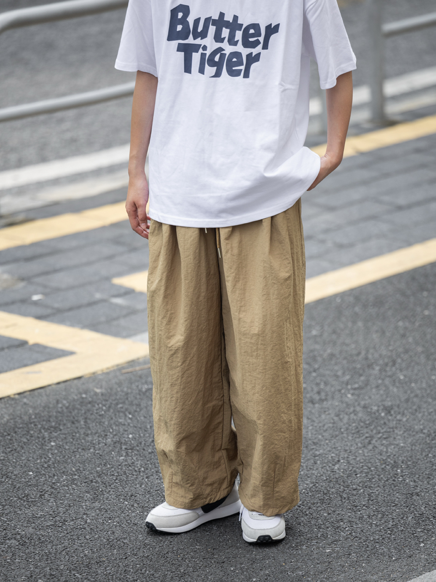 Japanese-Style Loose Wide-Leg Trousers for Men and Women - Summer Casual Straight Pants