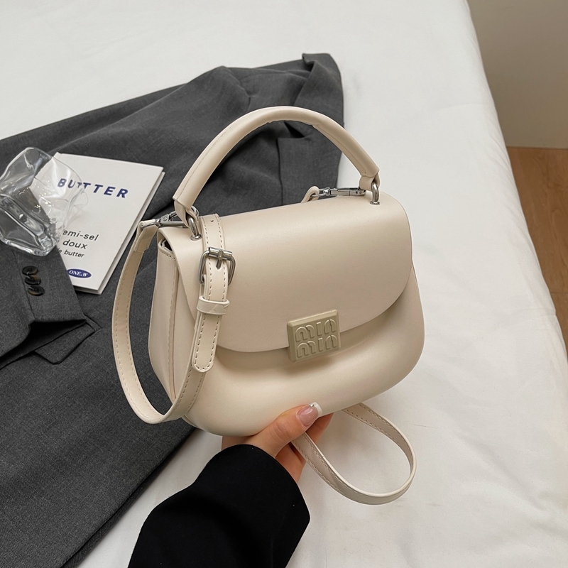 Korean Style Handheld Saddle Bag - 2025 Summer Minimalist Versatile Shoulder & Crossbody Bag for Fashion Lovers