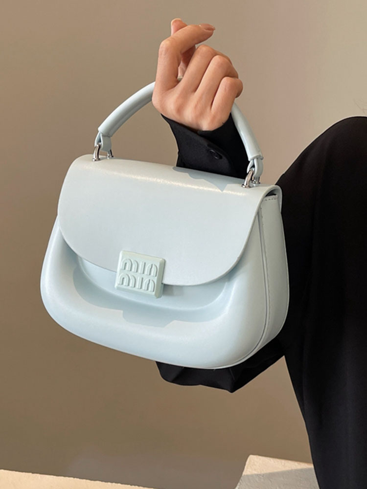 Korean Style Handheld Saddle Bag - 2025 Summer Minimalist Versatile Shoulder & Crossbody Bag for Fashion Lovers