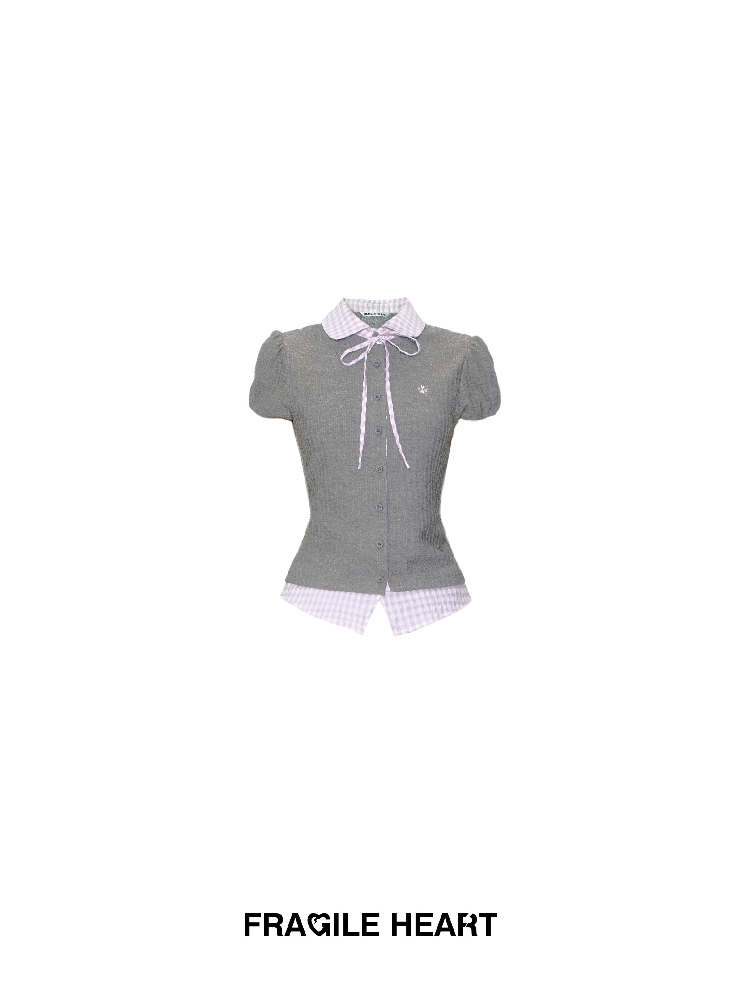 Korean Style High School Plaid Short Sleeve Shirt and Skirt Two-Piece Set - Trendy Y2K Fashion Outfit for Stylish Looks