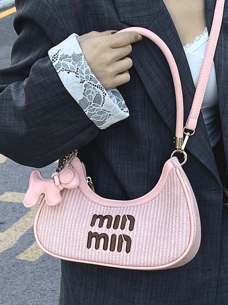 Korean-Style Minimalist Dumpling Bag for Women - Versatile Shoulder Underarm Bag for Work & Commuting, Summer 2025 Fashion
